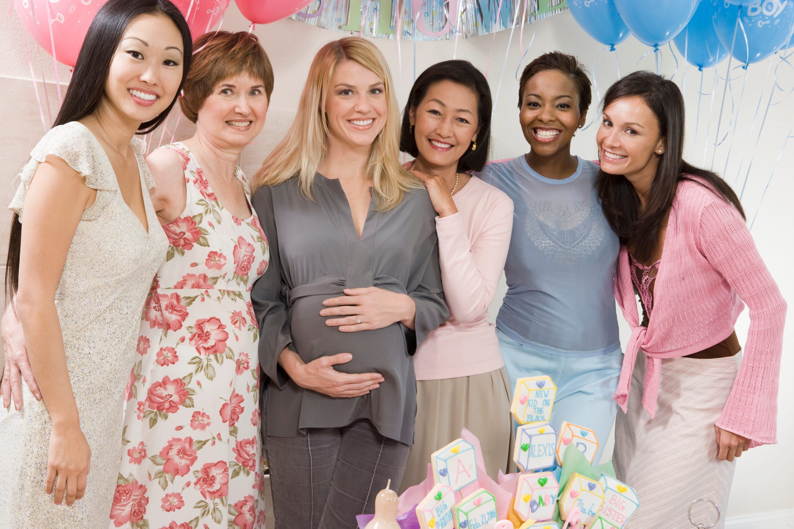 Baby shower group photo